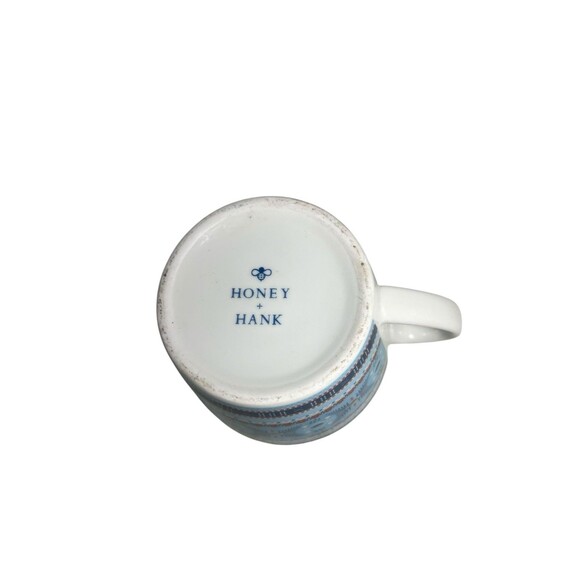 Omni Hotels Resorts Honey And Hank Hot Chocolate Ceramic Mug Fair Isle Pattern - Picture 11 of 11